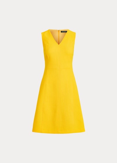 Women's Ralph Lauren Sleeveless V-Neck Dresses | 326548GMQ